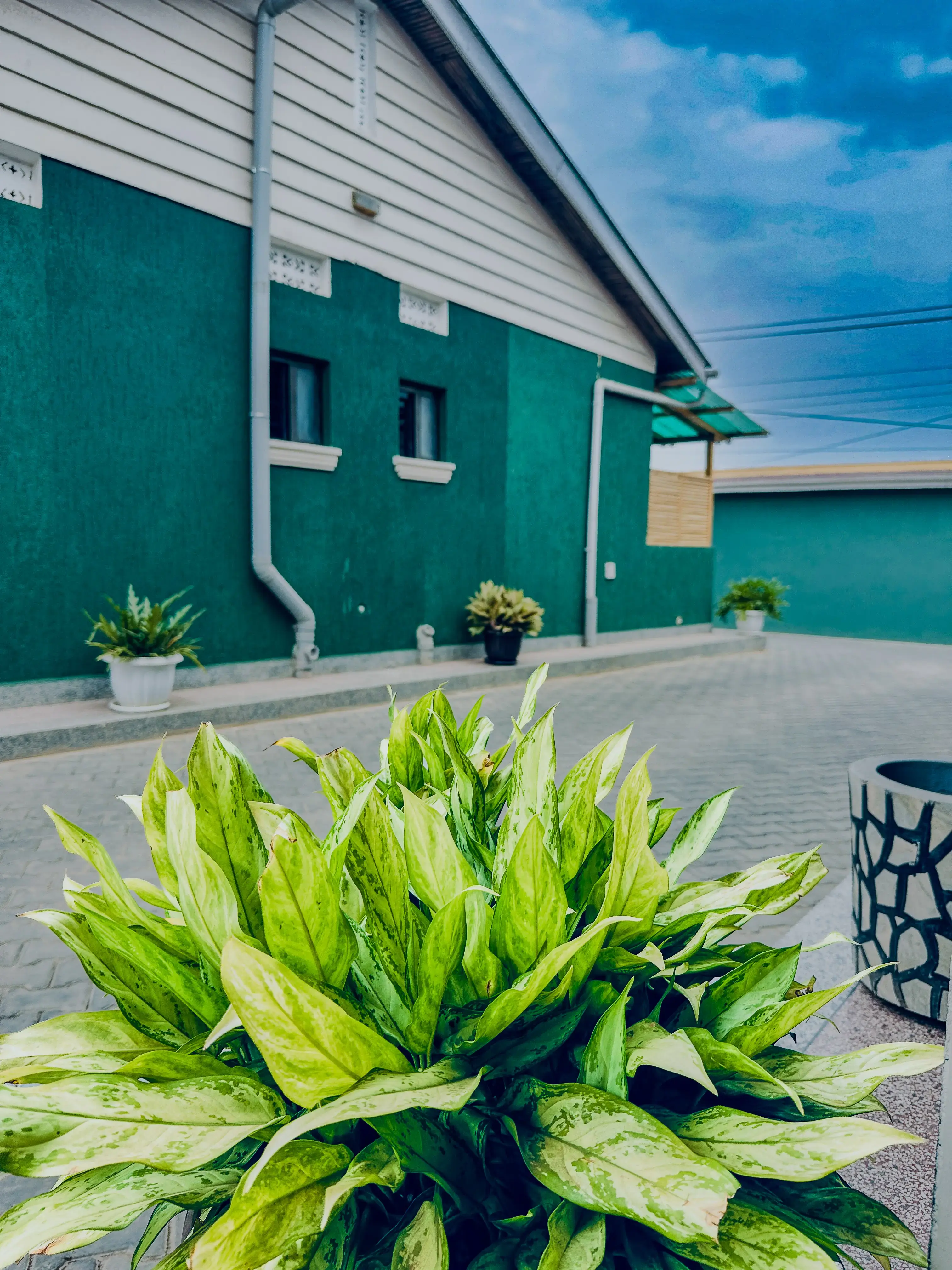 Secure guest parking at Baguma Hotel in Mbarara